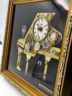 Klok - Steampunk Grand Piano Clock Art by G. Burgess (St.
