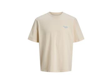 Veiling - Jack &amp; Jones Conte Wide Fit Tee Buttercream -