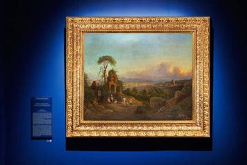 Franz Knebel (1809–1877) - Veduta di Roma da Monte Mario -, Antiek en Kunst