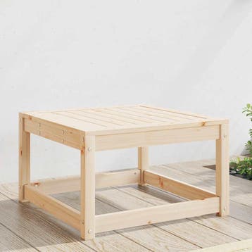 Grenenhouten voetenbank - Tweede kansje, OP = OP!, Huis en Inrichting, Verzenden, Zo goed als nieuw, 50 tot 75 cm, Hout