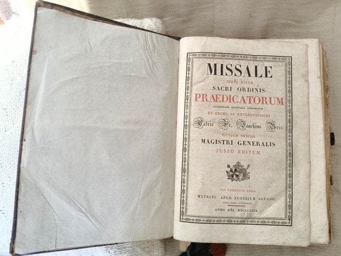 Dominicans - Missale juxta ritum Sacri Ordinis Praedicatorum, Antiek en Kunst, Antiek | Boeken en Manuscripten