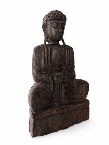 Bouddha Amitbha (XL) - Bois - Chine - Fin du XXe siècle