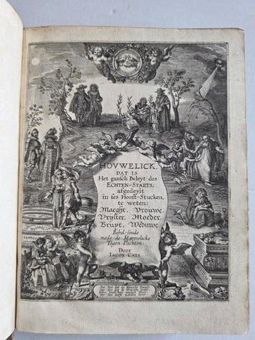 Jacob Cats (1577-1660) - Houwelyck, dat is de gansche