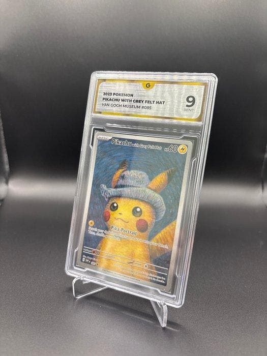 Pokémon - 1 Graded card - Pikachu Pikachu Van Gogh With Grey, Hobby en Vrije tijd, Verzamelkaartspellen | Pokémon