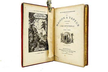 Jules Verne / Benett - La Maison à vapeur, Voyage à travers, Antiek en Kunst, Antiek | Boeken en Manuscripten
