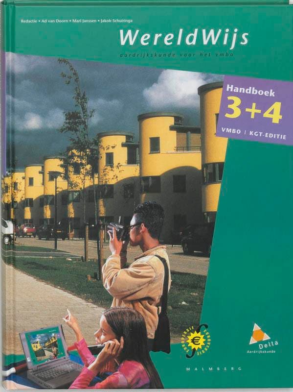 WereldWijs 3+4 Vmbo KGT Handboek 9789020894394 E. Dieleman, Boeken, Schoolboeken, Zo goed als nieuw, Verzenden