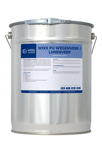 Wixx PU Wegenverf Lijnenverf RAL 9016 | Verkeerswit 10L, Verzenden, Nieuw