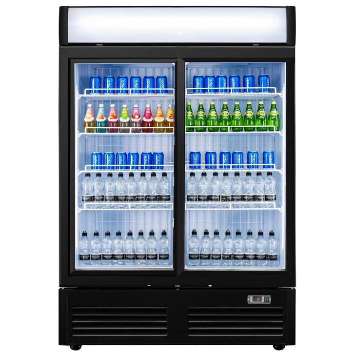 Koelkast | 630L | Zwart | +1°C/+10°C | Geforceerd |, Zakelijke goederen, Horeca | Keukenapparatuur, Nieuw in verpakking, Verzenden