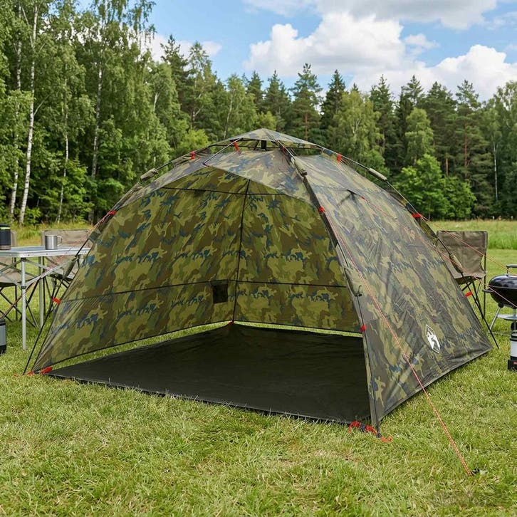 vidaXL Vistuig Snelle Ontgrendeling 4-persoons Lichte, Caravanes & Camping, Tentes, Envoi