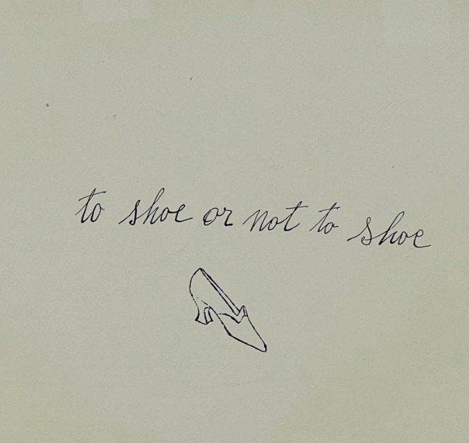Andy Warhol (1928-1987) - To shoe or not to shoe (À la, Antiek en Kunst, Kunst | Designobjecten