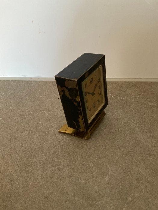 Tafel/bureauklokken - Jaeger-LeCoultre - Art Deco Messing -, Antiek en Kunst, Antiek | Klokken