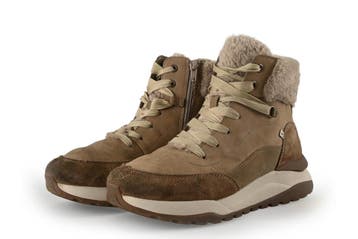 Rieker Veterboots in maat 38 Beige, Kleding | Dames, Schoenen, Verzenden, Beige, Overige typen, Gedragen