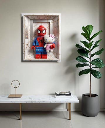 Makayhos - [Canvas] Fractured Childhood – Sculpted Love -, Nieuw