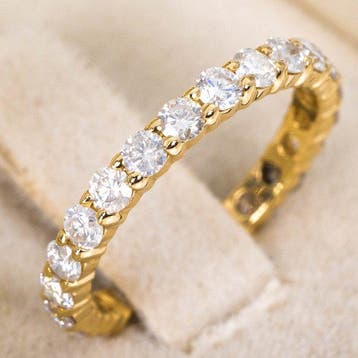Zonder minimumprijs - Ring - 14 karaat Geel goud - 1.25ct.