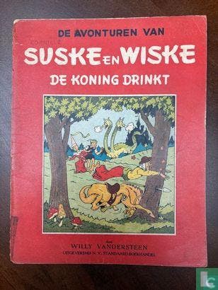 Suske en Wiske - De koning drinkt - 1949, Boeken, Eén stripboek, Verzenden, Gelezen, Vandersteen, Willy.