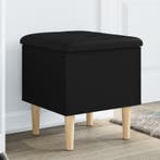 vidaXL Opbergbank 42x42x46 cm bewerkt hout zwart, Verzenden, Nieuw