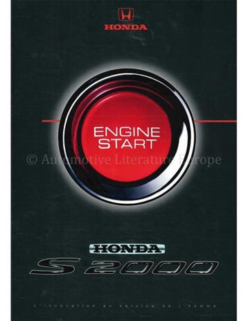 2000 HONDA S2000 BROCHURE FRANS, Boeken, Auto's | Folders en Tijdschriften, Nieuw