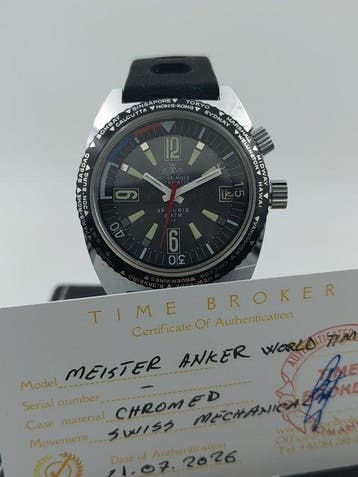 Meister Anker - World Timer - Sans prix de réserve - Homme -