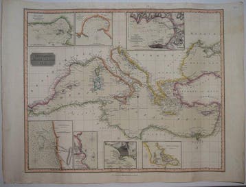 Europa - De Middellandse Zee.; Thomson - Chart of the, Boeken, Atlassen en Landkaarten, Nieuw