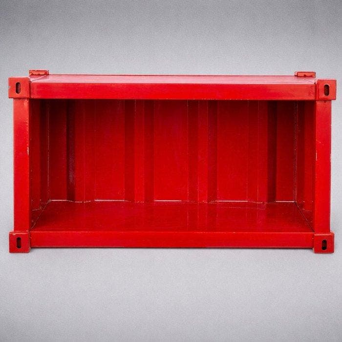 Dressoir - Staal - Container - Industrial Style Sideboard, Antiquités & Art, Antiquités | Assiettes décoratives & Carrelages