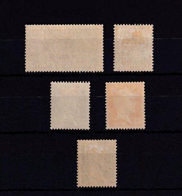 Frankrijk 1922/1932 - vooroblitereerde postzegelverzameling, Gestempeld
