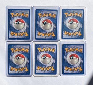 Pokémon - 6 Card - Squirtle, Totodile, Cyndaquil, Ponyta, Hobby en Vrije tijd, Nieuw
