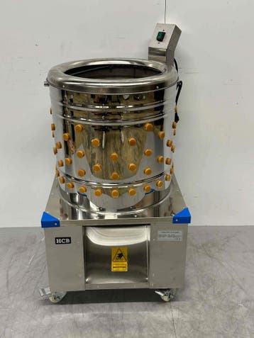 Acier inoxydable Machine mobile à cueillir les volailles 180, Articles professionnels, Verzenden