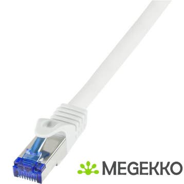 LogiLink C6A111S netwerkkabel Wit 20 m Cat6a S/FTP (S-STP), Verzenden