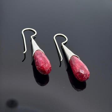 Zilver - Oorbellen - Ruby, Verzamelen