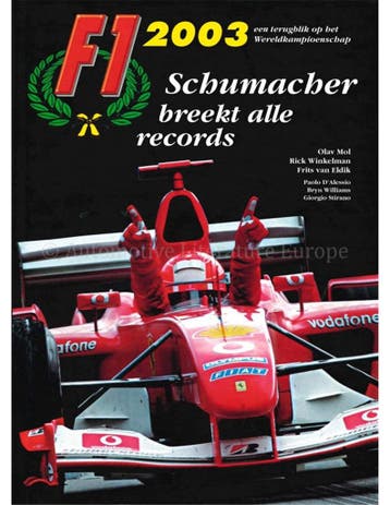 F12003 EEN TERUGBLIK OP HET WERELDKAMPIOENSCHAP (NL), Boeken, Auto's | Boeken, Nieuw