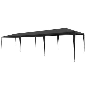 vidaXL Partytent 3x9 m PE antraciet, Tuin en Terras, Partytenten, Verzenden, Nieuw