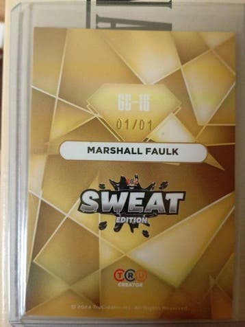 2024 TRU Creator Marshall Faulk 01/01 Parallèle numéroté - 1
