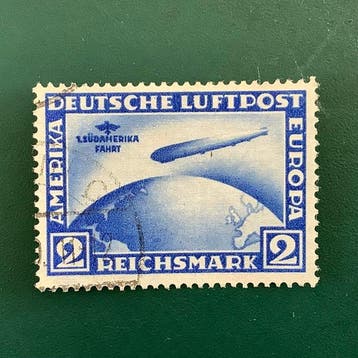Duitse Rijk 1930 - 2 Mark Zuid-Amerika Fahrth - Michel 438, Gestempeld