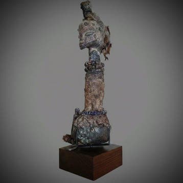 fetisch standbeeld - Bakwa-Luntu - DR Congo, Antiek en Kunst, Kunst | Niet-Westerse kunst