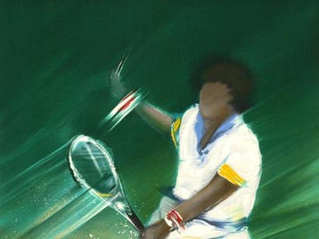 Victor Spahn (1949) - Le joueur de tennis, Antiquités & Art