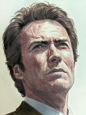 Dirty Harry - Lot of 2 - Clint Eastwood – Original Painting