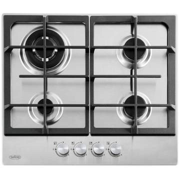 Belling GHU603CI Gaskookplaat 60 cm roestvrijstaal, Ophalen of Verzenden, Nieuw