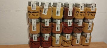Outil de travail - Pigments Lot de 18 pots