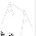 2dekans | axi schommel frame, Sport en Fitness, Overige Sport en Fitness, Ophalen of Verzenden, Nieuw