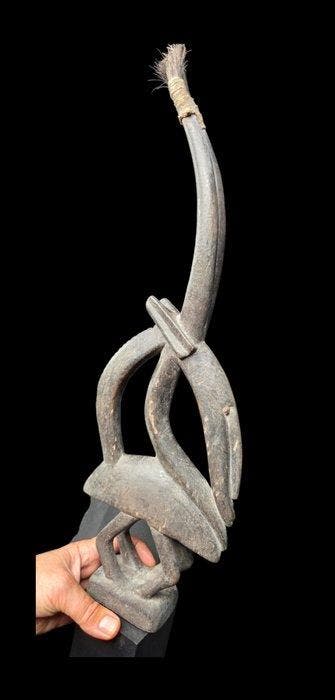 Origineel Bambara Ciwara Crest / Mark - 64 cm hoog - ex