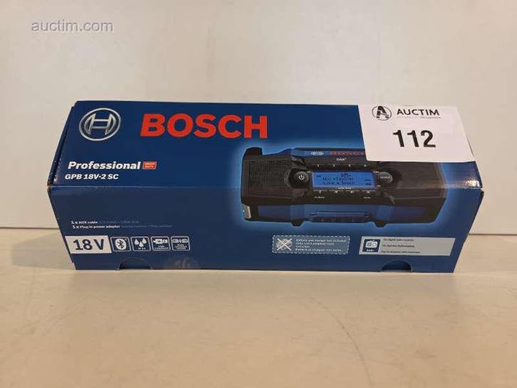 Accu bouwradio Bosch GPB 18v- 2 sc, Doe-het-zelf en Bouw, Gereedschap | Handgereedschap