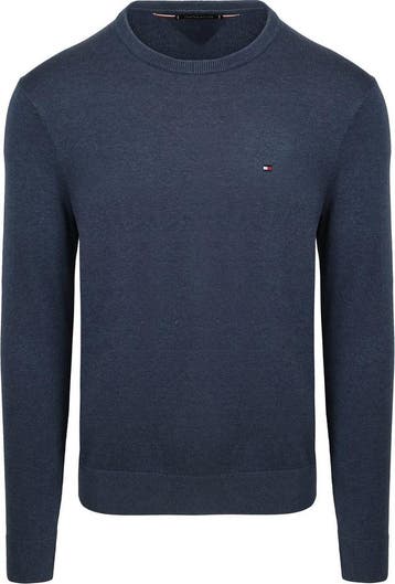 Tommy Hilfiger Trui Essential Navy maat Maat 52/54 (L) Heren, Maat 52/54 (L), Tommy Hilfiger, Nieuw, Verzenden