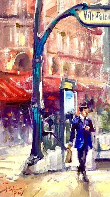 Jurij Frey - Straße von Paris