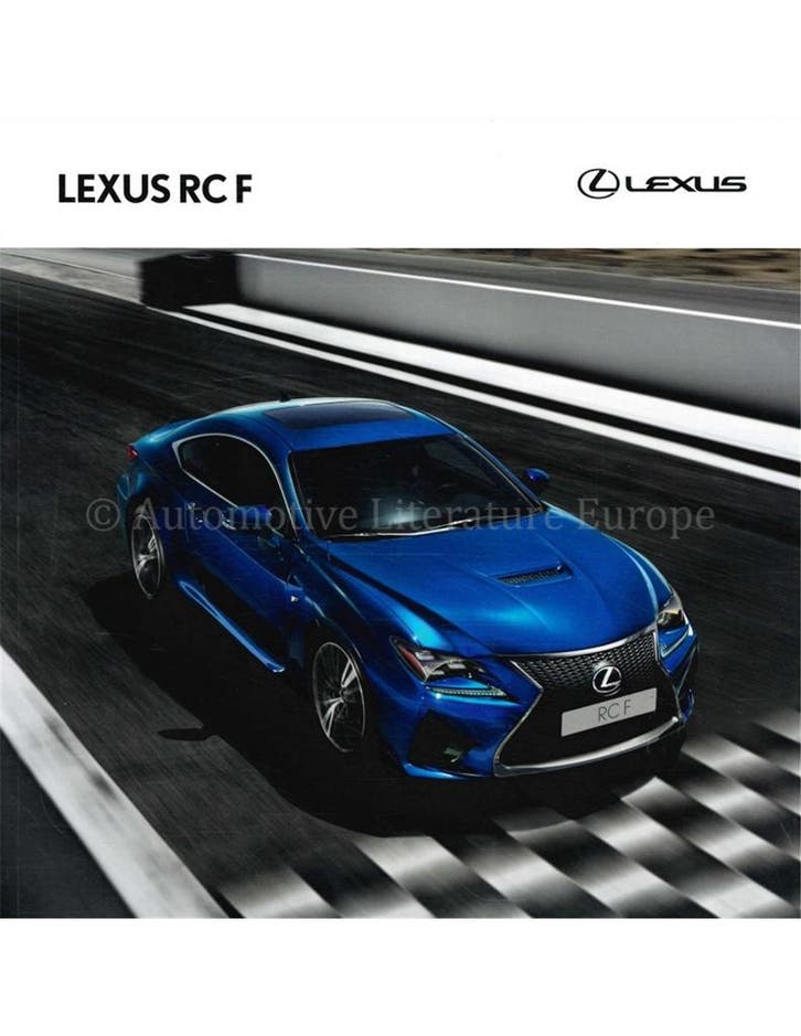2016 LEXUS RC F BROCHURE NEDERLANDS, Boeken, Auto's | Folders en Tijdschriften