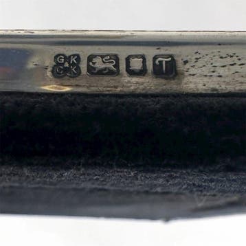 Fotolijst - .800 zilver - Fotolijst zilver 800, Antiek en Kunst