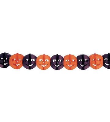 Halloween Slinger Pompoen 3m, Verzenden, Nieuw