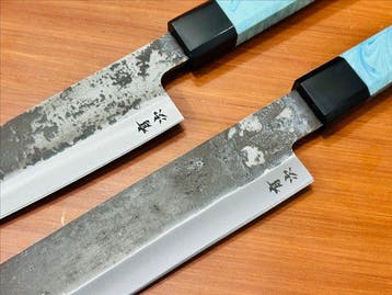 Couteau de cuisine - Deba & Nakiri - Ensemble de couteaux