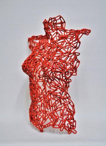 Hurjui (1977) - Buste, ROSSO - 53 cm - Staal - 2026