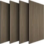 tectake Akoestische panelen Sonic Wall houtlook - donker eik, Verzenden, Nieuw