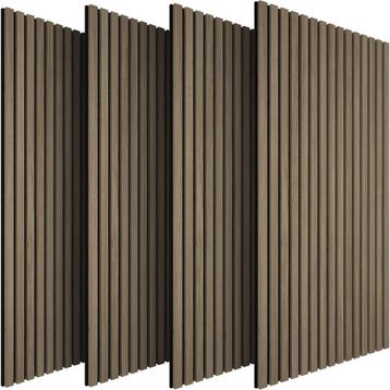 tectake Akoestische panelen Sonic Wall houtlook - donker eik, Verzenden, Nieuw
